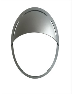 Goccia 2264si oval jack visor mask silver